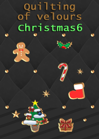 Quilting of velours< Christmas6>
