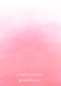Watercolor gradation (pink)