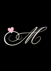 INITIAL- M - WHITEGOLD