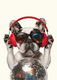 Cool Canine Tunes: Hip-Hop Bulldog.