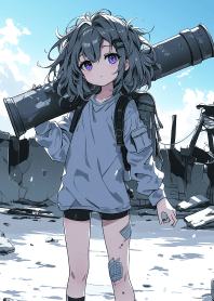 The cute girl at the end of the world 1