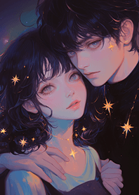 恩愛の星空情侶❤