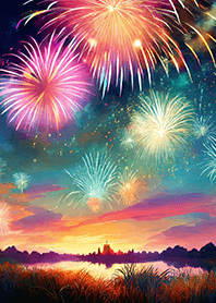 Beautiful Fireworks Theme#368
