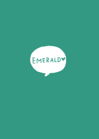 Do not get tired of theme.Emerald green