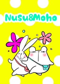 Nususu bear and Mohoho rabbit