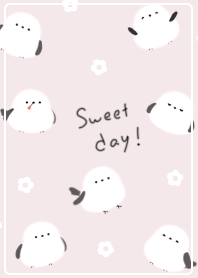 pink Fluffy White Birds Days03_2