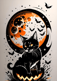 halloween cat 17F4aA