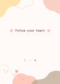 微笑愛心 follow your heart #粉色少女心