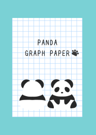 PANDA GRAPH PAPERj-MINT GREEN