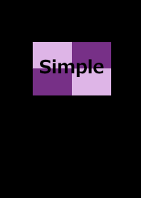 Simple and purple style from japan