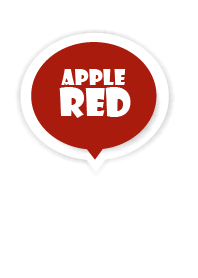 Apple Red Button In White V.4 (JP)