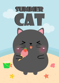Summer Black Cat Theme