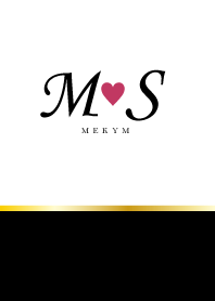 LOVE INITIAL-M&S イニシャル 6