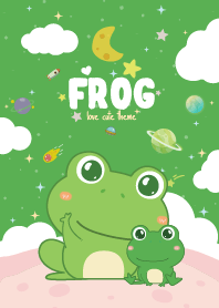 Frog Fat Kawaii Green
