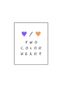 TWO COLOR HEART 120