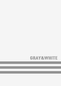 Simple Gray & White No.8