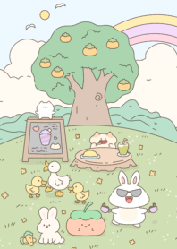 Orange Rabbits