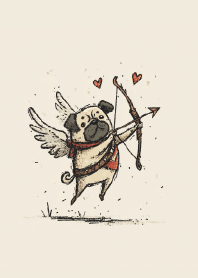 Pug's Arrow of Affection