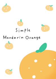 シンプル みかん