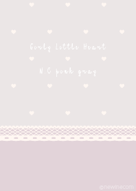 Girly Little Heart N.C pink gray