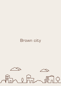 線條都市(褐色)