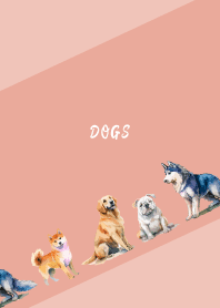 pink & blue 元気な犬たち2