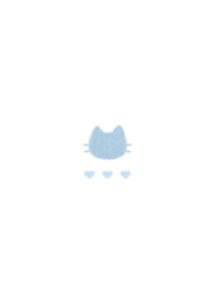 cat&heart/2(white&blue)
