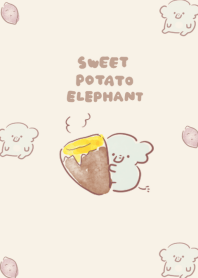 simple elephant sweet potato beige