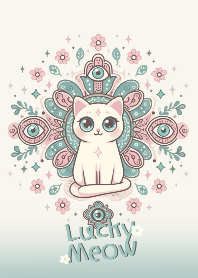 แมวนำโชค &ดวงตาปีศาจ ป้องกันภัย (มิ้นท์)