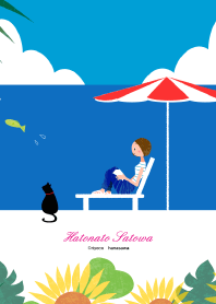Reading on the beach [Spring Summer]+