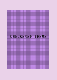 DUSTY PURPLE CHECKERED THEMEj-LIGHT PUR