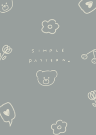 らくがきsimple ブルーベージュ。