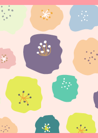 Scandinavian style flowers on LP