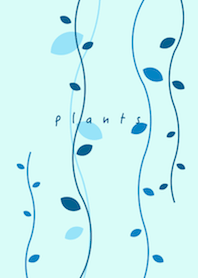 plants. (blue)