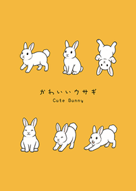 My cute little white rabbit(yellow)