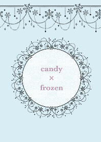Candy frozen -blue-