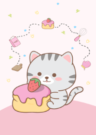 fluffy cat: love bakery