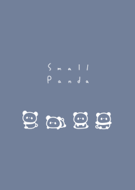 Small Panda /gray blue & white