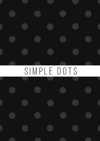 SIMPLE DOTS <black&gray>