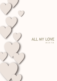 ALL MY LOVE-BEIGE HEART 29