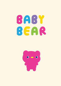 BABY BEAR (minimal B E A R)