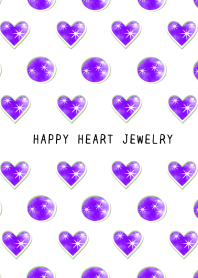 HAPPY HEART JEWELRYj-PURPLE-WHITE