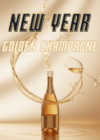 Golden Champagne Splash