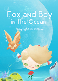 Fox and Boy in the ocean