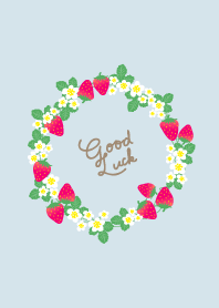 Cute strawberry wreath2 from Japan