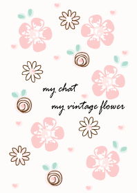 My chat my vintage flower 8