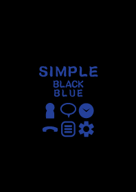 SIMPLE black×blue