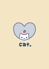 Cat Strawberry [Navy]