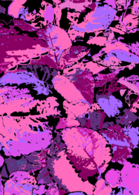 Purple art leaf background