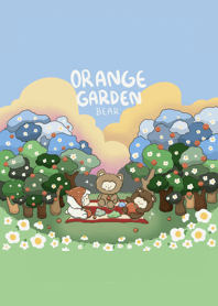 Orange garden Bear